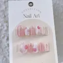 穿戴甲-日系粉色和風花