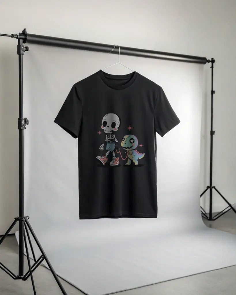 本地設計Tee- Cute Skeleton